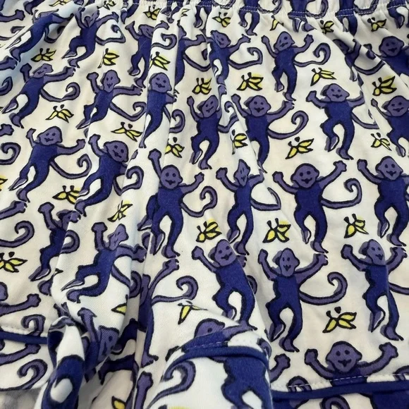 Roller rabbit monkey pajamas xxs used - Picture 3 of 5